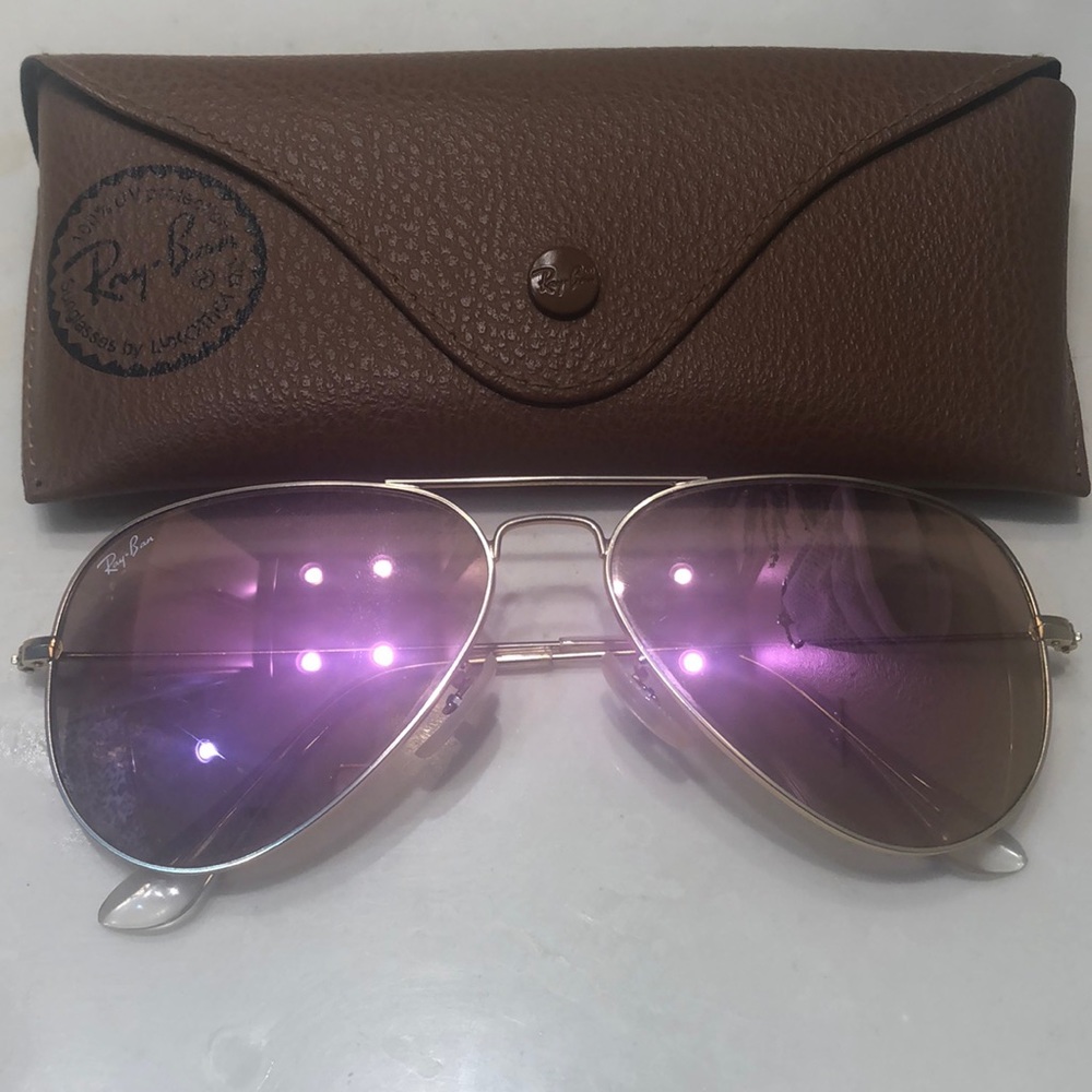 Ray-Ban Aviator Flash Lenses Sunglasses
